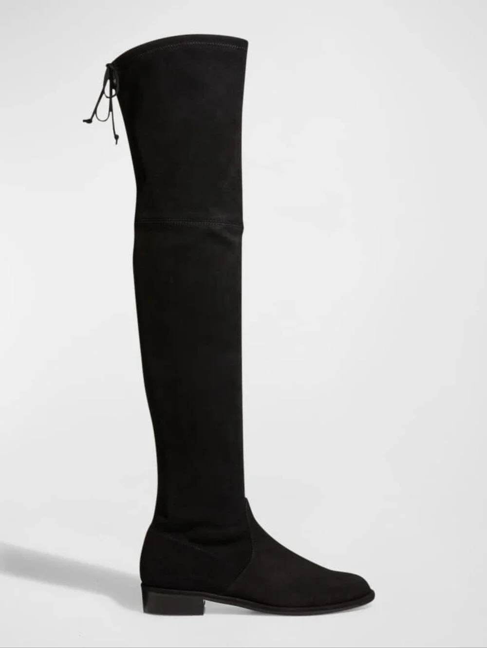 Stuart Weitzman Black Lowland Suede Over-The-Knee Boots Sz 6.5 New